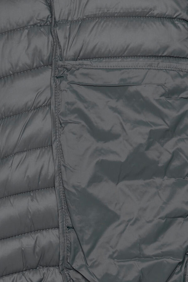 Blend PLUS Jaqueta puffer com capuz azul