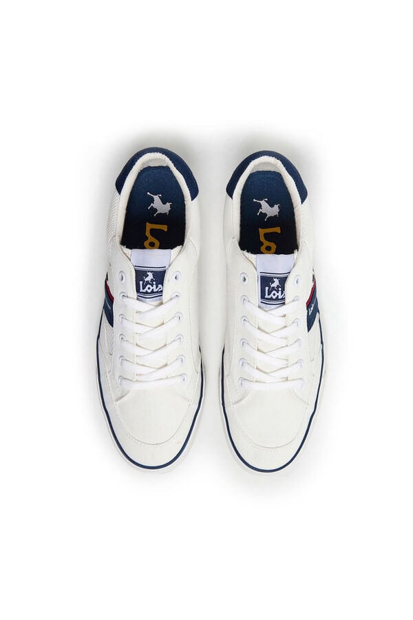 Lois Bamba t&ecirc;xtil com atacadores branco