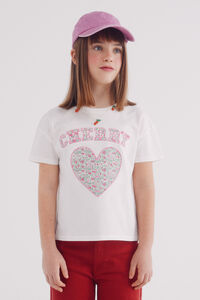 Springfield Kids T-shirt cereja de menina