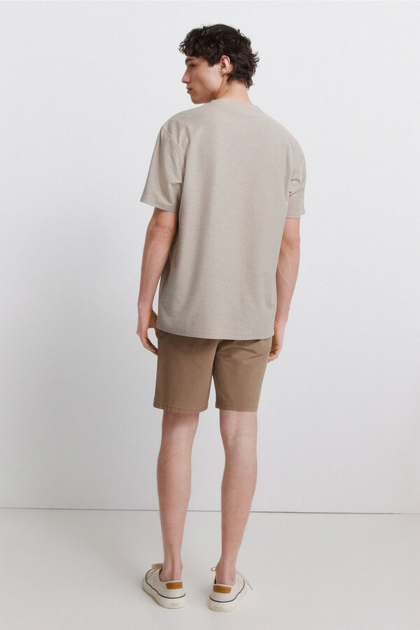 Springfield Bermudas leve 5 bolsos lavagem regular fit cru