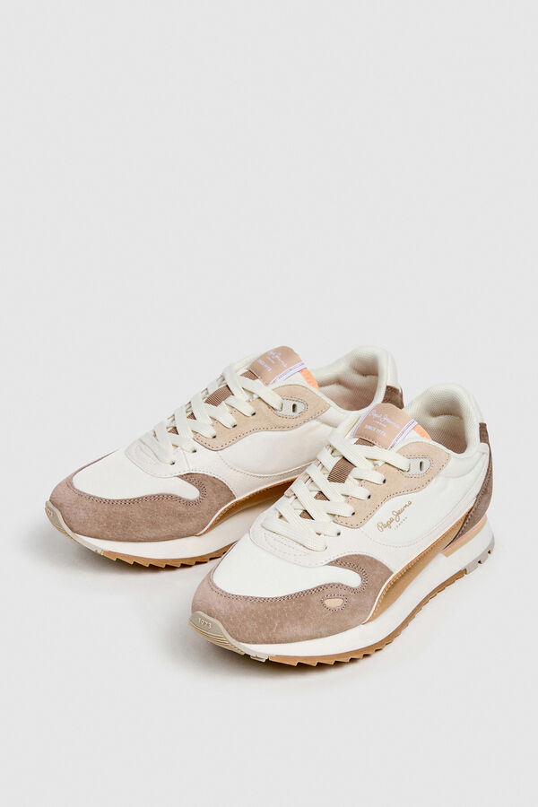 Pepe Jeans T&ecirc;nis Bexley City W bege