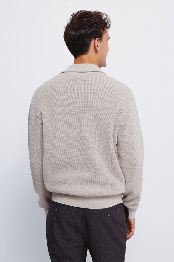 Springfield Cardigan com casaco de malha cru