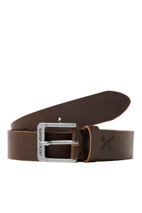 Jack & Jones Cinto básico pele castanho