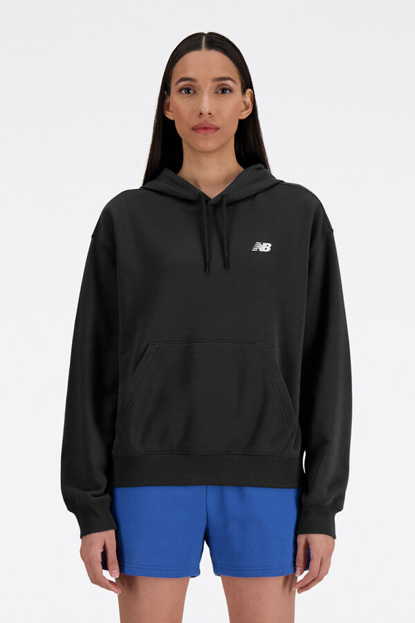 New Balance sweatshirt desportiva com capuz preto