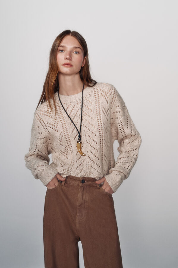 High Spirits Camisola Creama bege