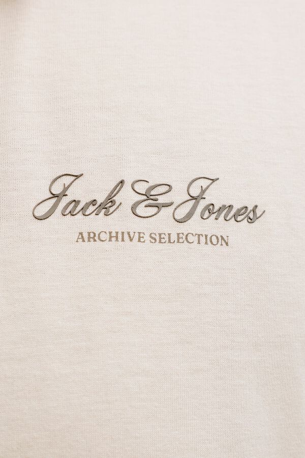 Jack & Jones PLUS T-shirt de manga curta com logo cinzento
