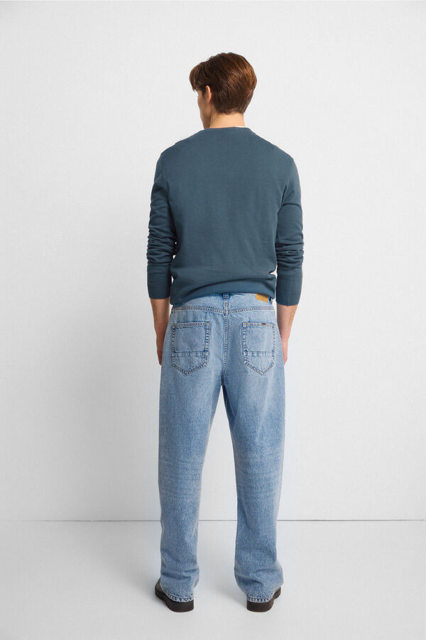 Springfield Camisola b&aacute;sica logo Springfield azul