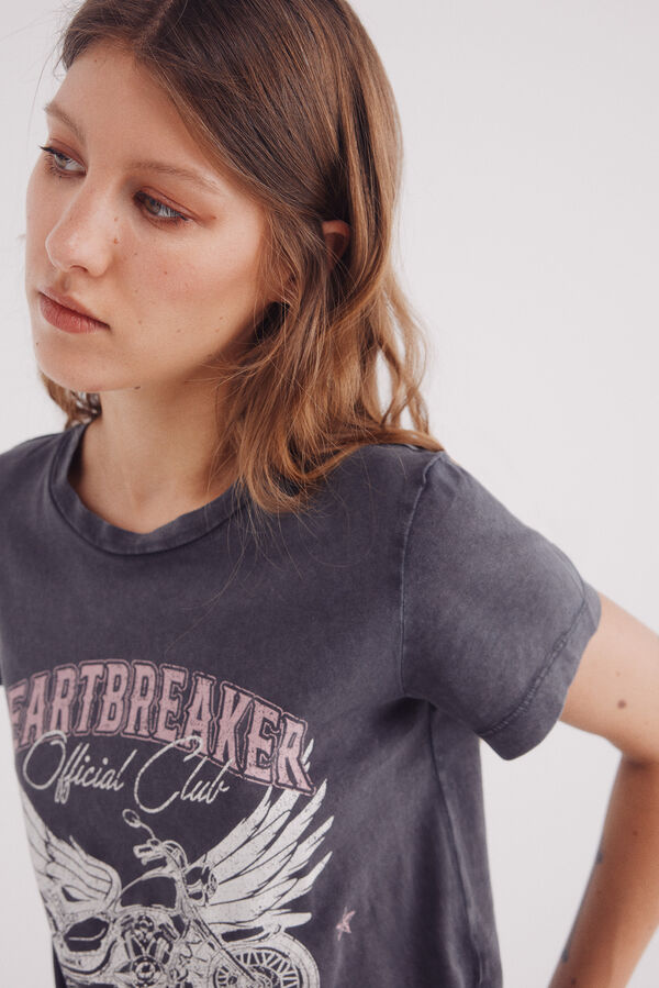 Springfield Camiseta "Heartbreaker" gris
