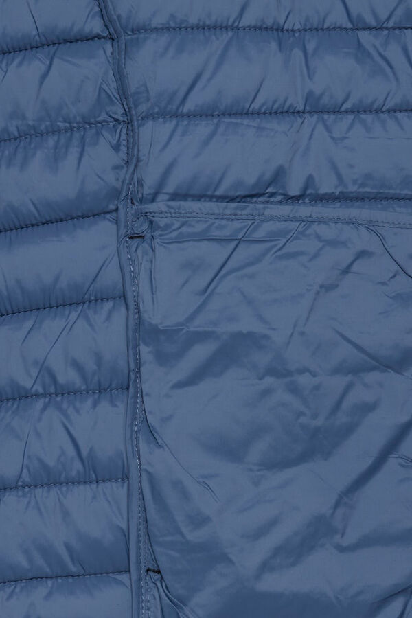 Blend PLUS Jaqueta puffer com capuz preto