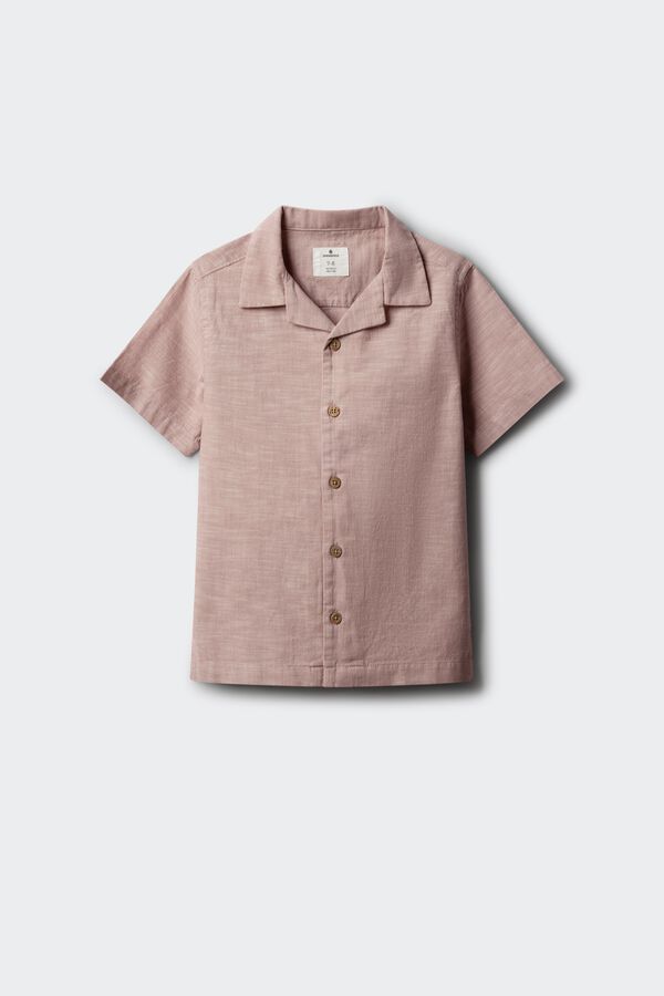 Springfield Kids Camisa de manga curta leve para menino vermelho