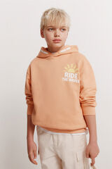 Springfield Kids Sweatshirt ride waves de menino vermelho
