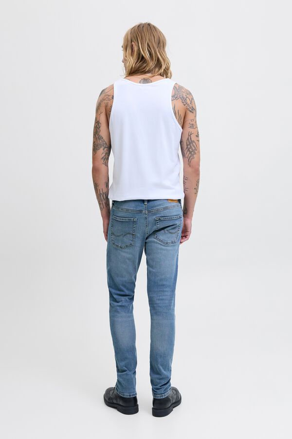 Jack & Jones Jeans slim cinco bolsos azul