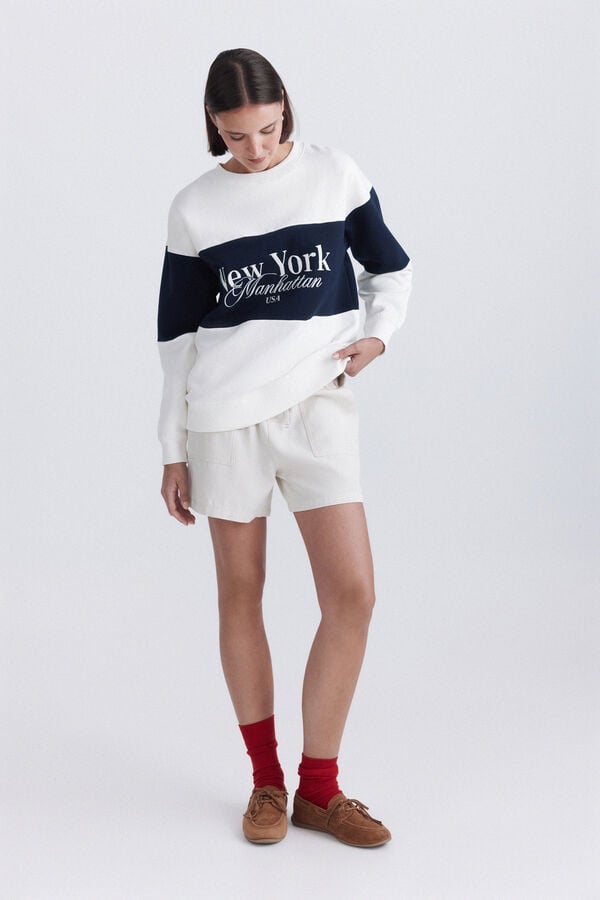 Springfield Sweatshirt "manhathan" branco