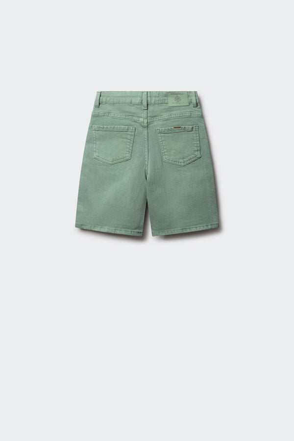 Springfield Kids Bermuda de 5 bolsos lavada para menino verde