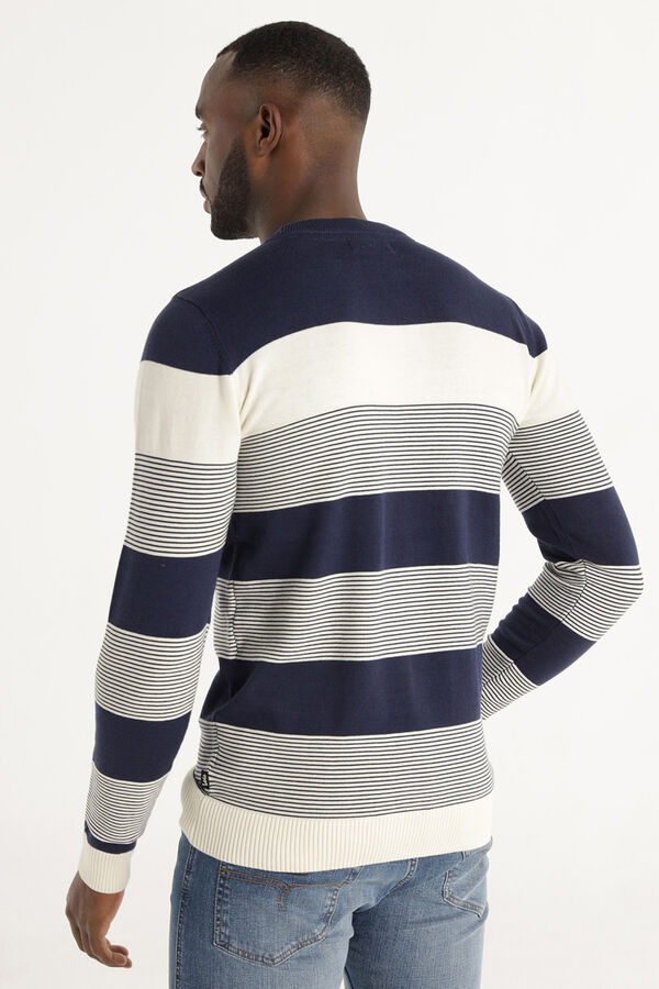 Lois Camisola Gola Caixa azul