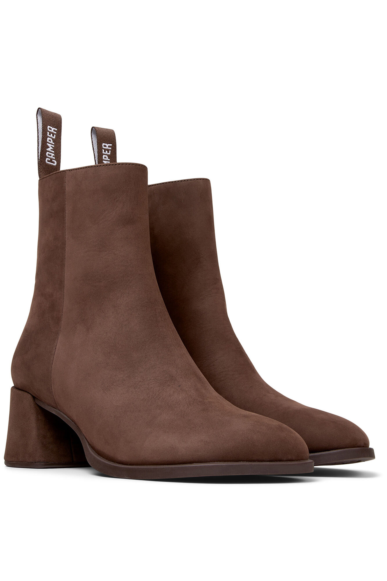 Camper Botas de couro de cano meia