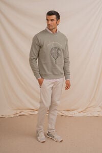 Celopman Sweatshirt com bordado frontal