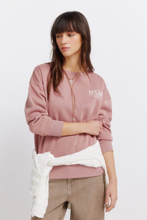 Springfield Sweatshirt "Texas" rosa
