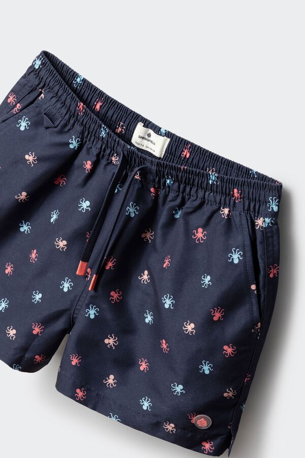 Springfield Kids Fato de banho infantil com polvo azul