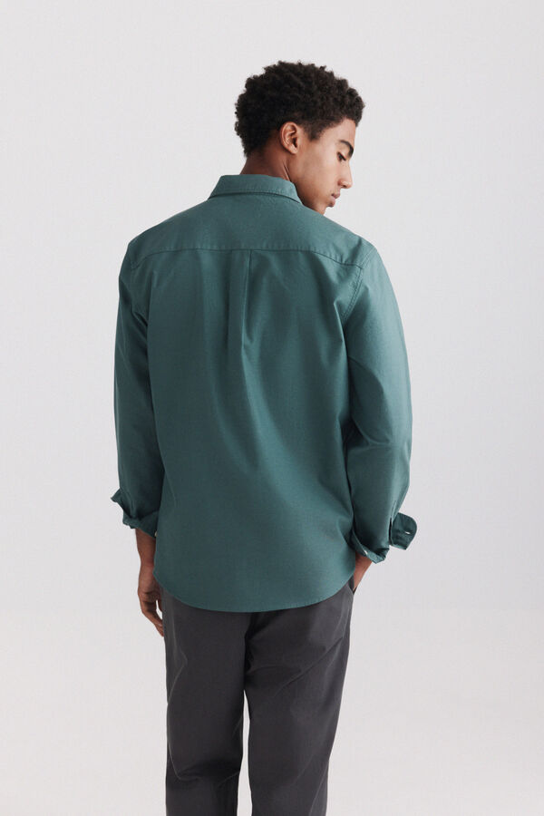 Springfield Camisa oxford leve verde