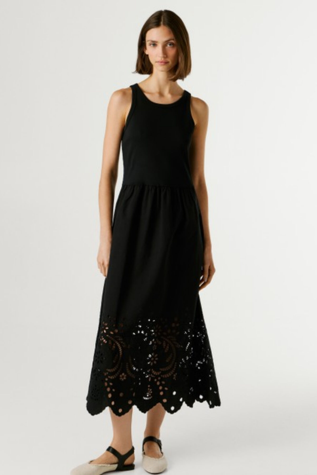 Pepe Jeans Vestido comprido sem mangas