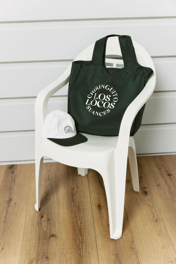 Springfield "Los locos" beach bar tote bag green
