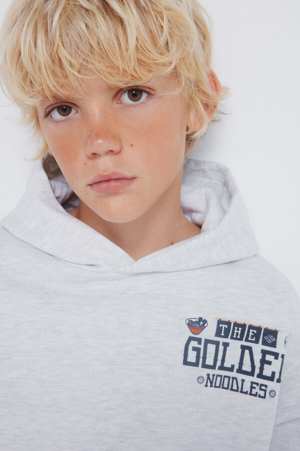 Springfield Kids Sweatshirt infantil com capuz estampado