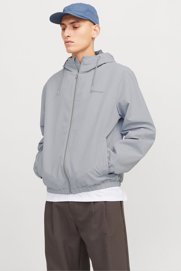 Jack & Jones Casaco de meia estação cinzento