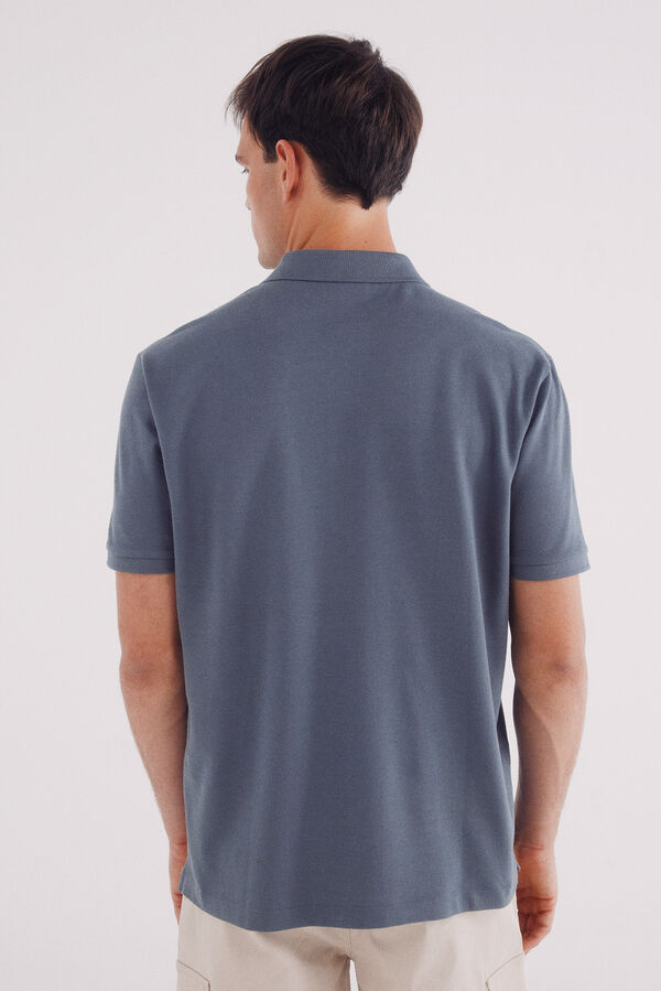 Springfield Polo piqué básico regular fit azul