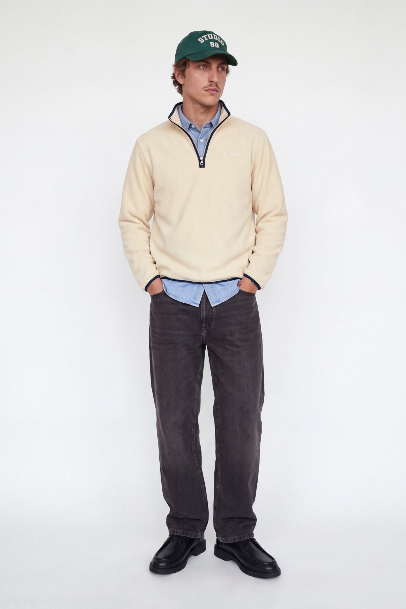 Jack & Jones Casaco polar com fecho de correr a meio