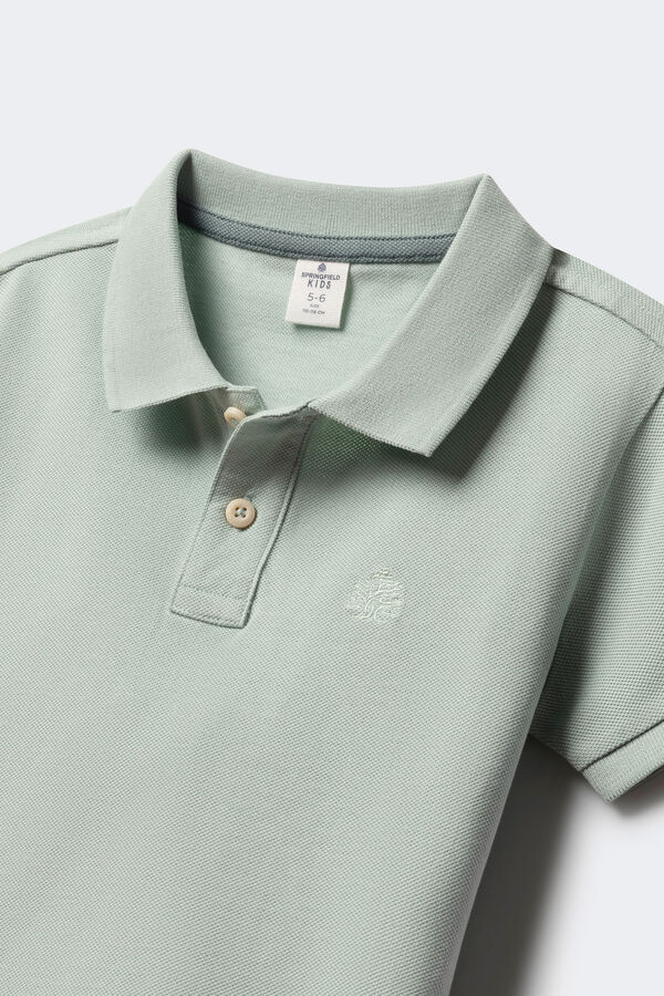 Springfield Kids Polo básico menino verde