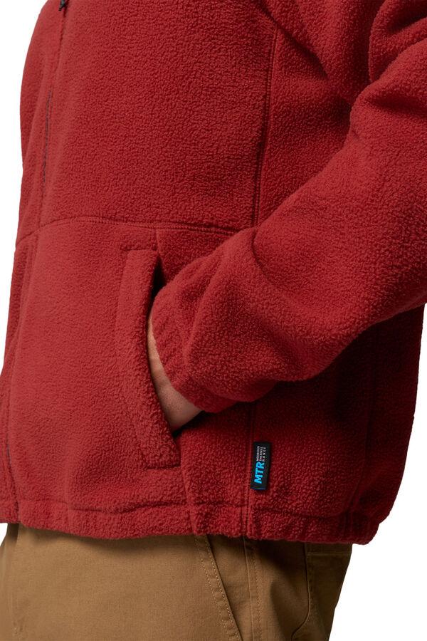 Columbia Forro polar texturizado vermelho