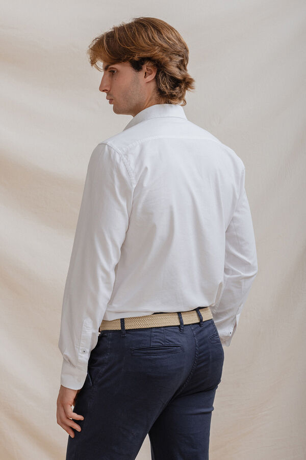Celopman Camisa Oxford branco