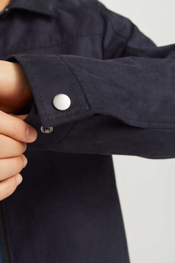 Jack & Jones Blusão de corte regular preto