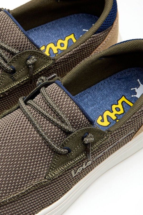 Lois Sapatilha de lazer n&aacute;utica bege