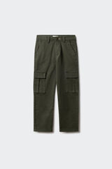 Springfield Kids Criança de carga calças chino estampado
