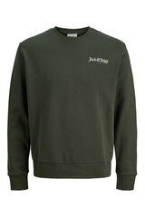 Jack & Jones Sweatshirt básico com logo verde