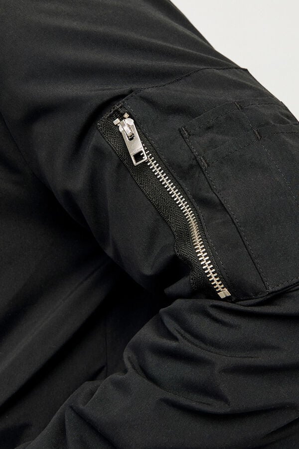 Jack & Jones PLUS Lightweight bomber jacket black
