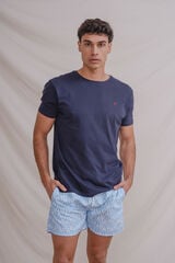 Celopman Fato de banho estampado azul