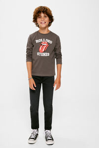 Springfield T-shirt Rolling Stones menino mix cinza