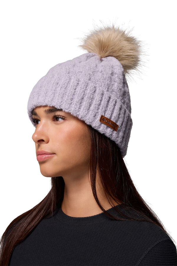 Columbia Gorro Unissexo Winter Blur&trade; II com Pompom rosa