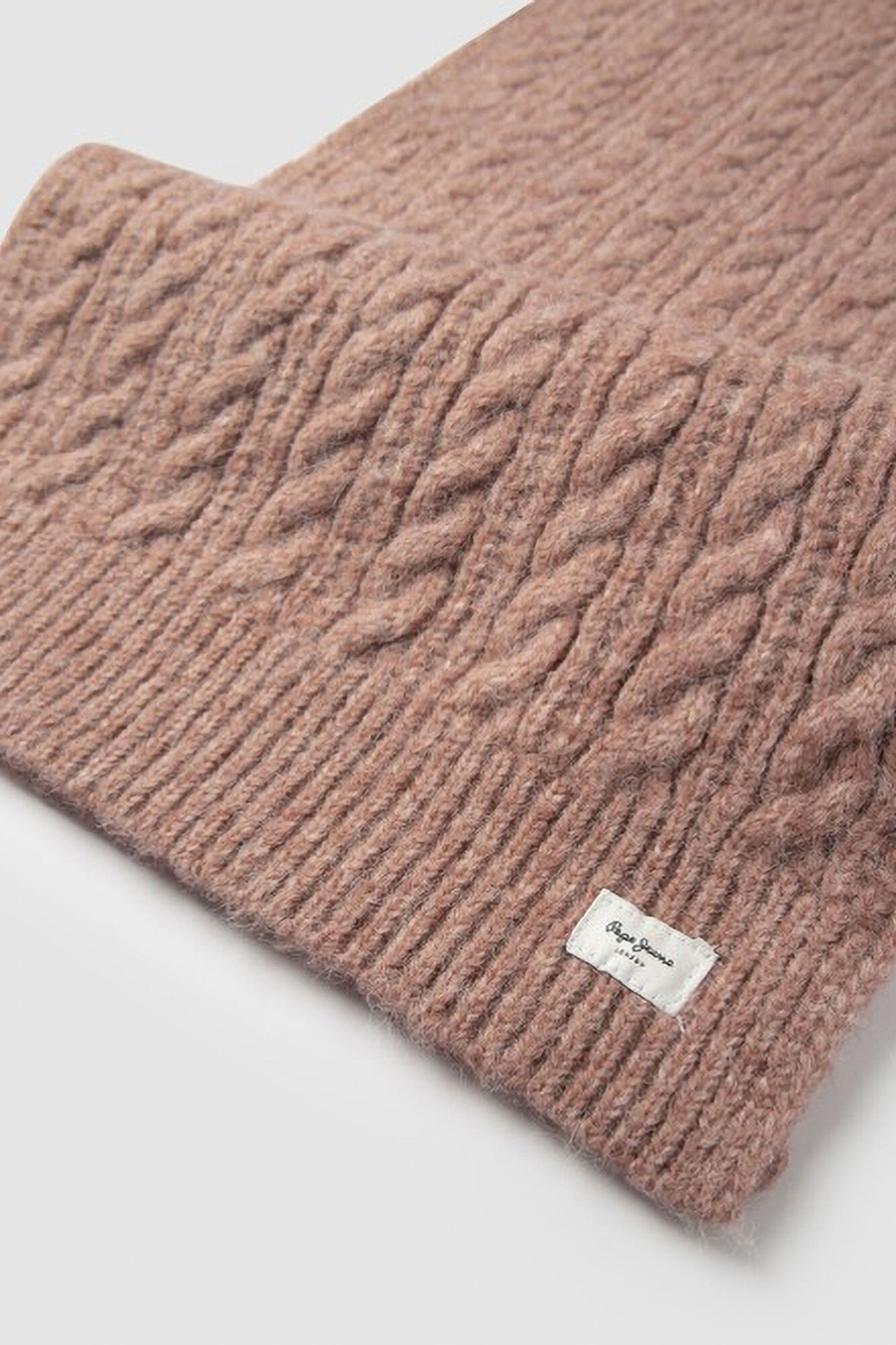 Pepe Jeans Cachecol de malha tran&ccedil;ada