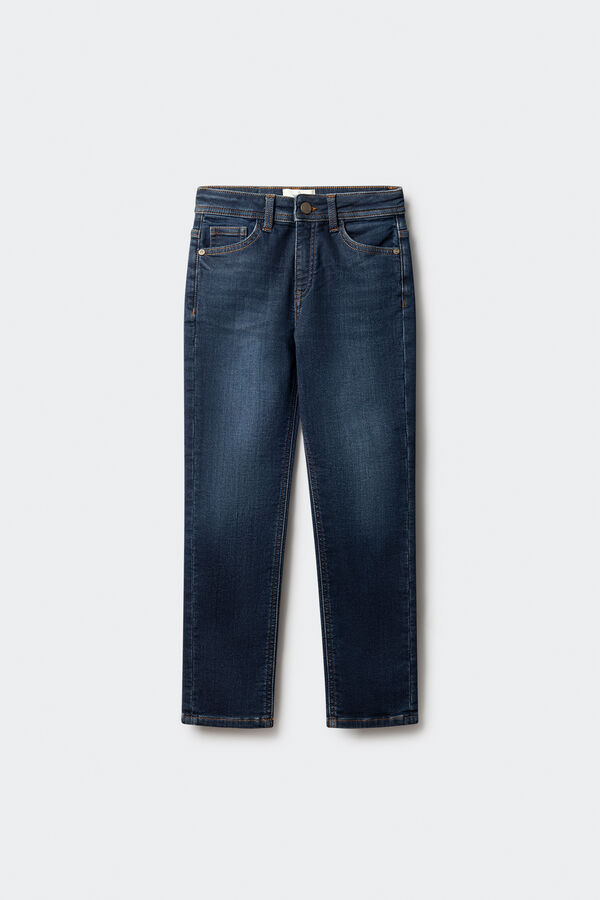 Springfield Kids Calças com cotoveleiras infantis azul