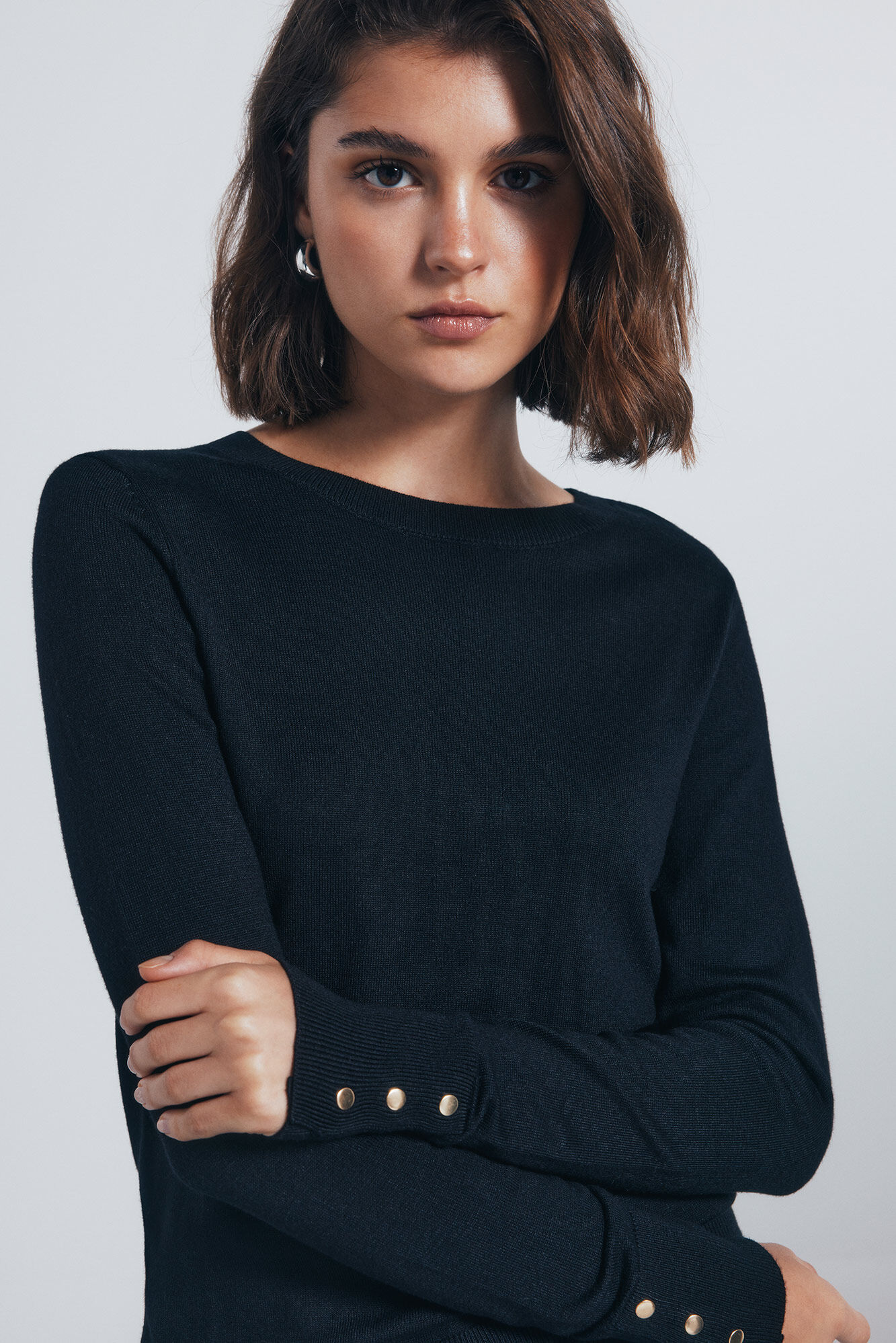 Springfield Jersey fino botones pu&ntilde;os