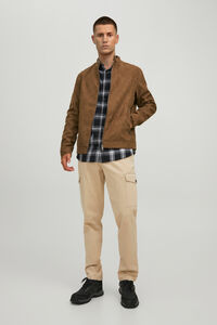 Jack & Jones Casaco efeito pele, resistente à água