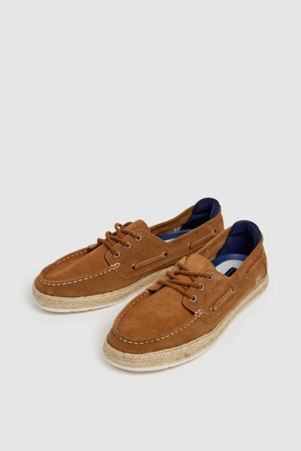 Pepe Jeans Suede espadrille shoes mink
