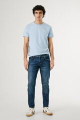Pepe Jeans T-shirt básica original de manga curta 3n azul