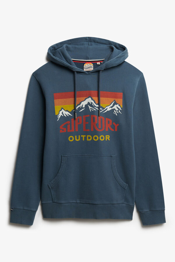 Superdry ajuste com Sweatshirt azul