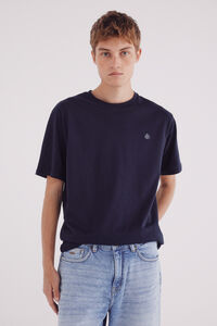 Springfield Camiseta básica com gola redonda