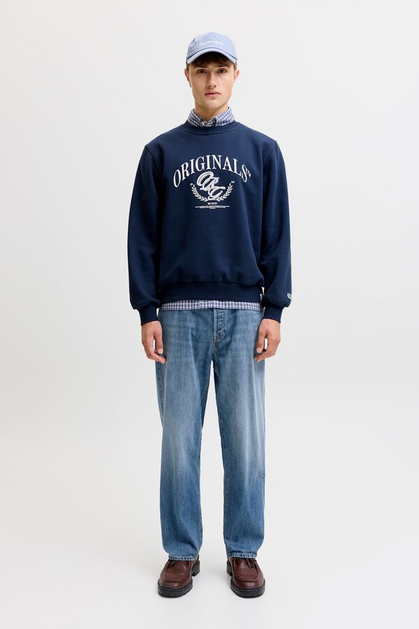 Jack & Jones Vaquero loose tiro alto azul
